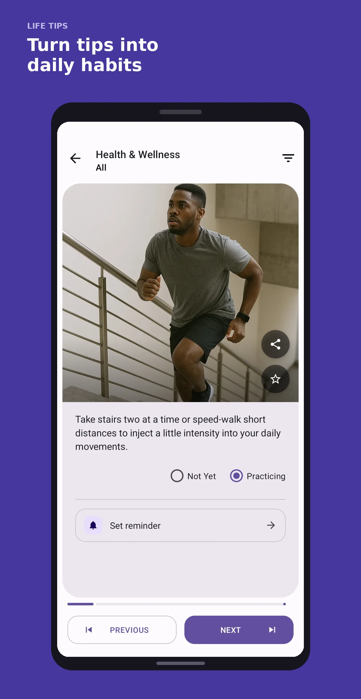Life Tips app preview