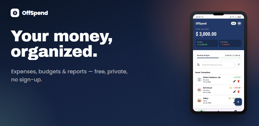 Money Manager — your money, organized