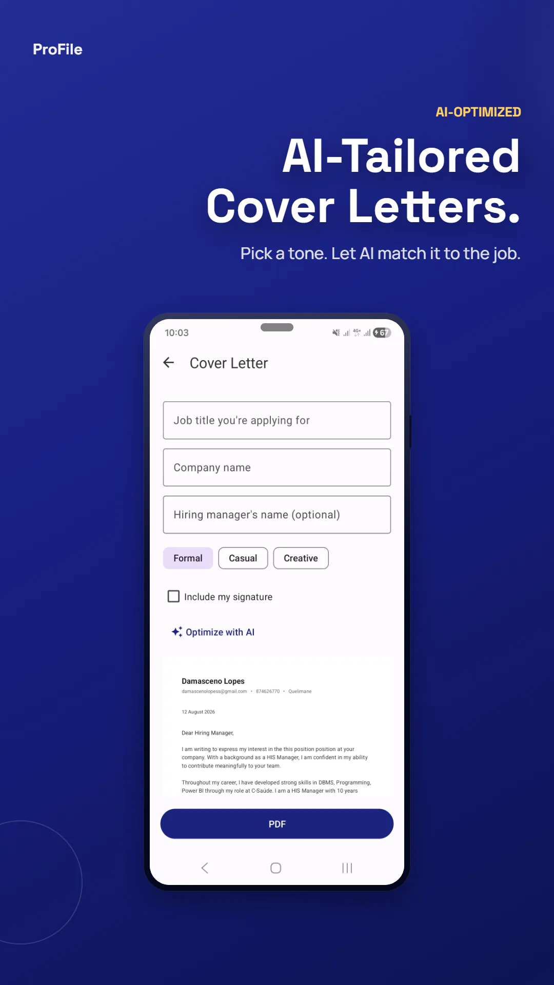 ProFile screenshot 4