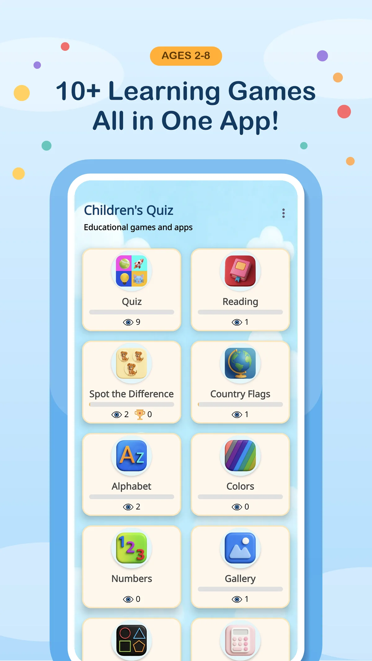 Children's Quiz app preview
